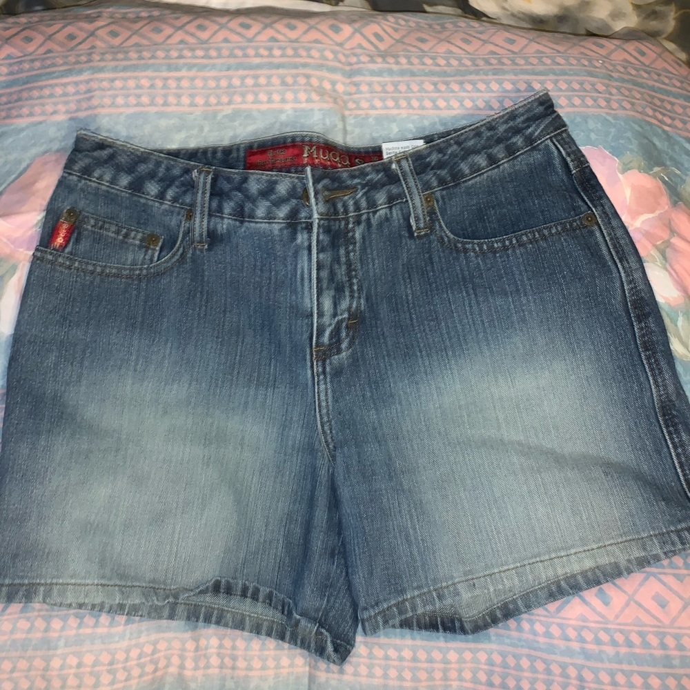 Hugo Boss Women's Blue Denim Shorts